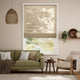Colorized Lumiere Unlined Ariel Rye Roman Blind 7677