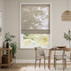 Colorized Lumiere Unlined Ariel York Stone Roman Blind 7679