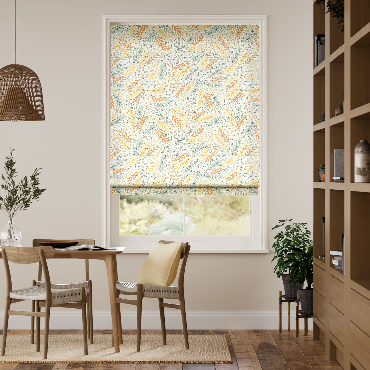 Colorized Lottie Fruit Punch Roman Blind 7688