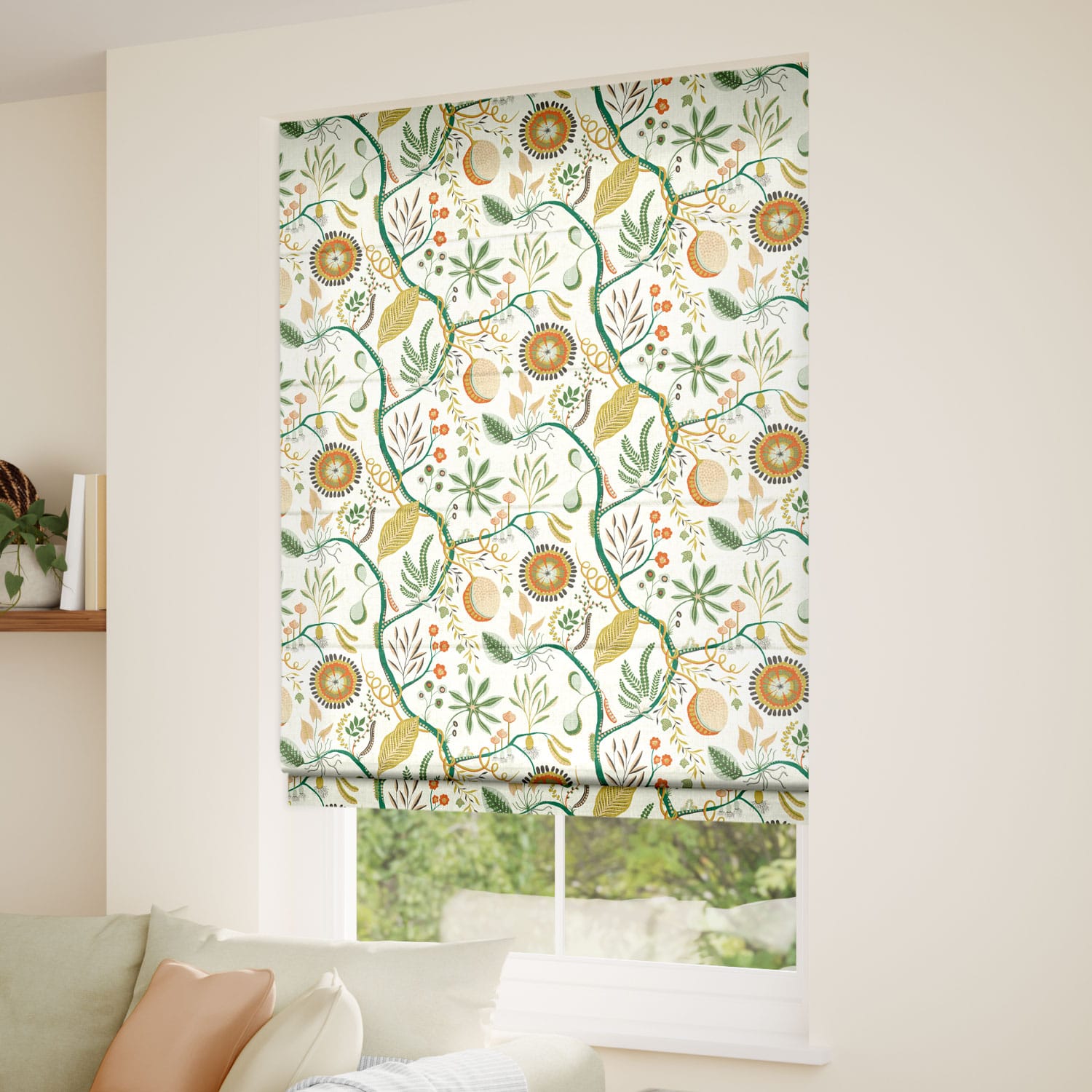 ColorizedZoom Jackfruit & The Beanstalk Pacific Roman Blind 7692