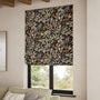 ColorizedZoom Paradiso Velvet Charcoal Roman Blind 7711