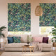 Colorized Paradiso Teal Roman Blind 7710