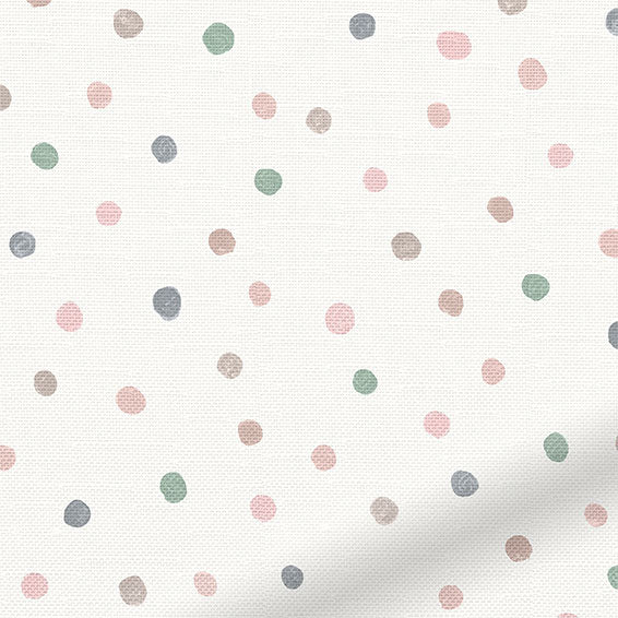 ColorizedPLA Ditsy Dots Blossom Roman Blind 7712