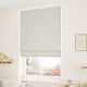 ColorizedZoom Suki Stripe Dove Roman Blind 7724