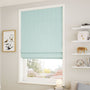 ColorizedZoom Suki Stripe Duck Egg Roman Blind 7725
