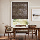 Colorized Electric Maui Walnut & Acorn Roman Blind 7740