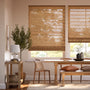 Colorized Electric Rosario Chestnut Roman Blind 7742