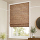 ColorizedZoom Electric Loreto Chestnut Roman Blind 7747