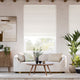 Colorized Eco-Friendly Caro White  Roman Blind 7759