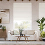 Colorized Eco-Friendly Caro White  Roman Blind 7759