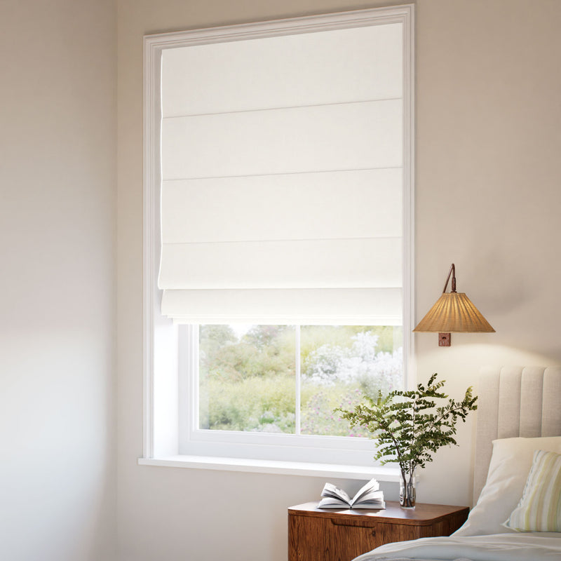 ColorizedZoom Columbia Antique White Roman Blind 7765