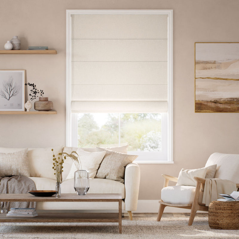 Colorized Columbia Oat Roman Blind 7770