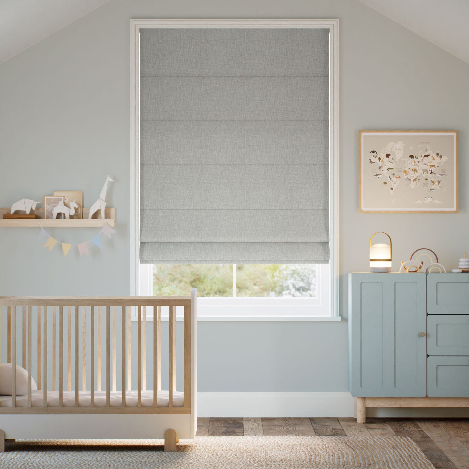 Colorized Columbia Stone Roman Blind 7774