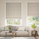 Colorized Taylor Latte Stripe Roman Blind 7777