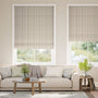 Colorized Taylor Latte Stripe Roman Blind 7777