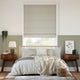 Colorized Eco-Friendly Riley Oyster Grey Roman Blind 7782