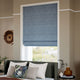 ColorizedZoom Eco-Friendly Nyah Lagoon Blue Roman Blind 7788