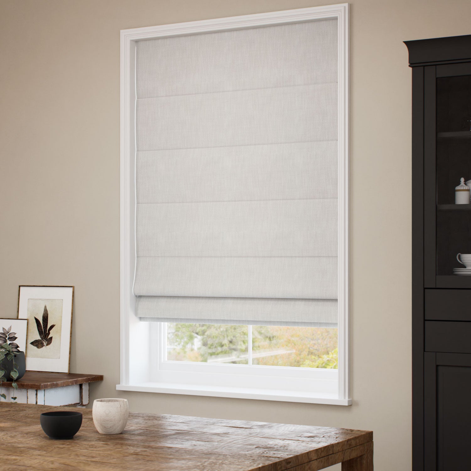 ColorizedZoom Eco-Friendly Nyah Steel Roman Blind 7792