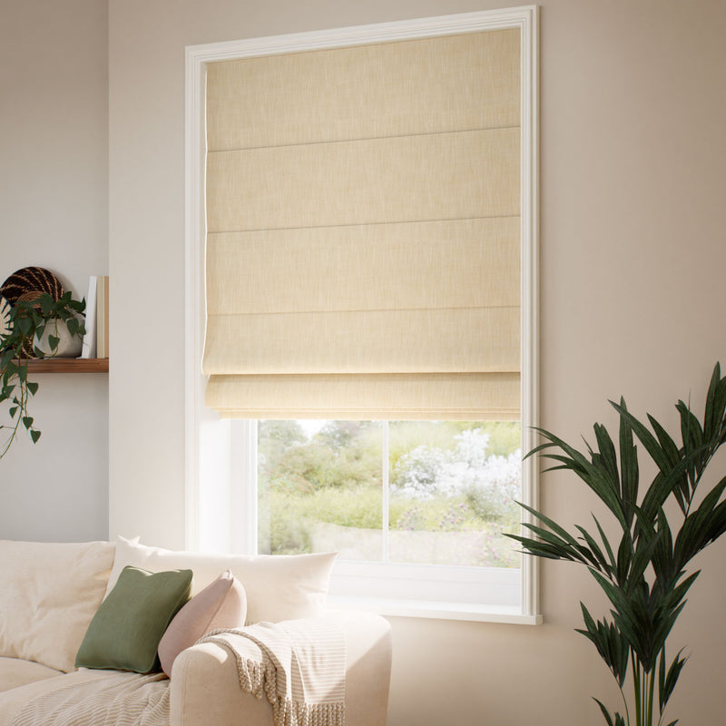 ColorizedZoom Eco-Friendly Nyah Sand Roman Blind 7791