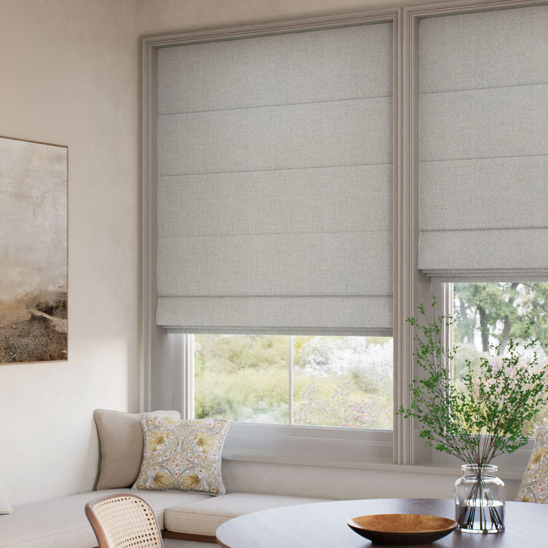 ColorizedZoom Lydia Grey Wash Roman Blind 7795