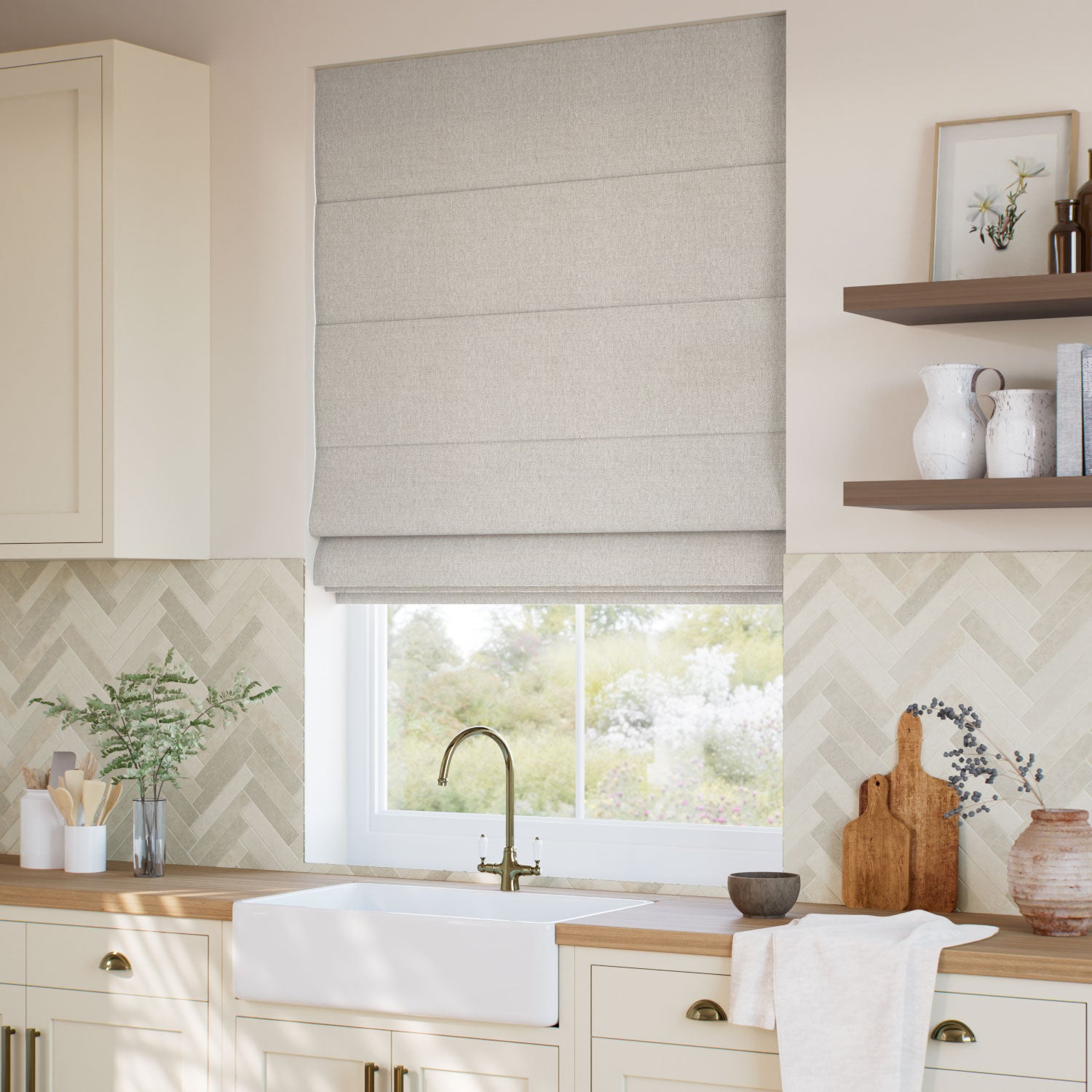 ColorizedZoom Lydia Pebble Roman Blind 7798