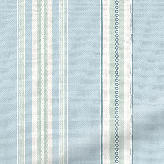 ColorizedPLA Valley Stripe Morning Rain Roman Blind 7806