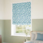 ColorizedZoom Fern Frond Sea Waves Roman Blind 7812