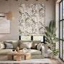 Colorized Cedella Sepia  Roman Blind 7820