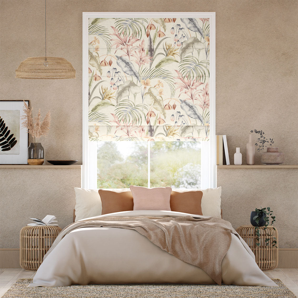 Colorized Cedella Sunset Roman Blind 7821