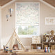 Colorized Adelajda Aurora Yellow Roman Blind 7823