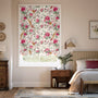 Colorized Elysian Paradise Fuchsia Roman Blind 7838