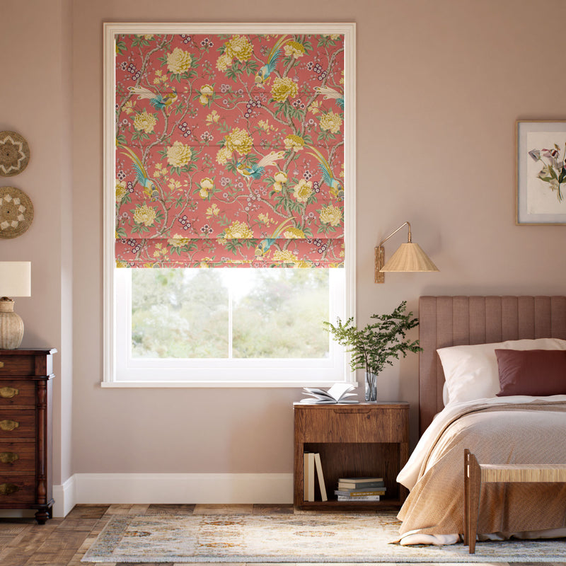 Colorized Elysian Paradise Pomelo Roman Blind 7837