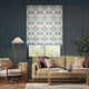 Colorized Forbidden Fruit Jewel Roman Blind 7839