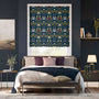 Colorized Forbidden Fruit Nightfall Roman Blind 7840