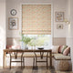 Colorized Glen Lyon Rhubarb Roman Blind