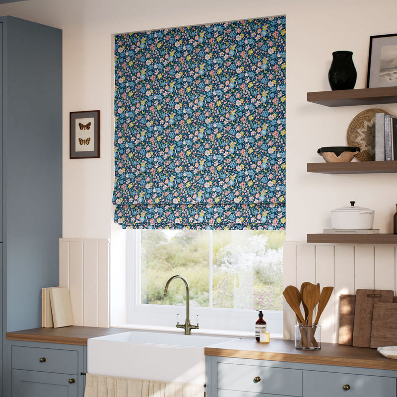 ColorizedZoom Glen Lyon Navy Roman Blind 7842