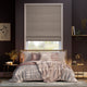 Colorized Cambridge Velvet Blackout Champagne Roman Blind 7860