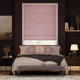 Colorized Cambridge Velvet Blackout Blossom Roman Blind