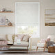 Colorized Cassia Silver & White Roman Blind 7870