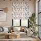 Colorized Torillo Terracotta & Pacific Roman Blind 7875