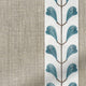 ColorizedPLA Linen Hopsack & Chatsworth Cornflower Curtains