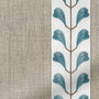 ColorizedPLA Linen Hopsack & Chatsworth Cornflower Curtains