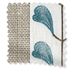 ColorizedSwatch Linen Hopsack & Chatsworth Cornflower Curtains sample image