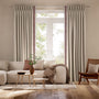 Colorized Linen Hopsack & Ascott Rouge Curtains 5447