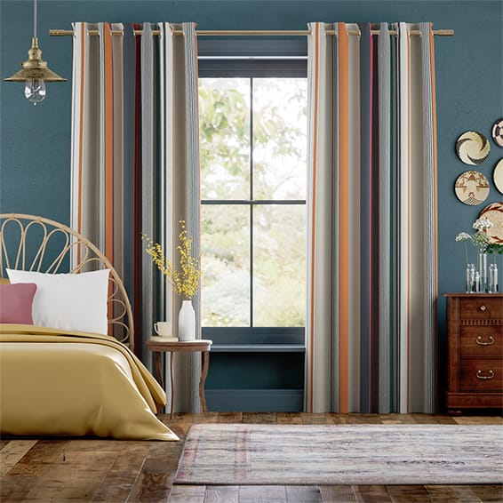 Colorized Bali Fuchsia Curtains 5487