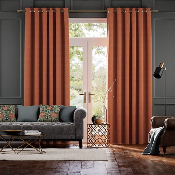 Colorized Berber Pumpkin Curtains