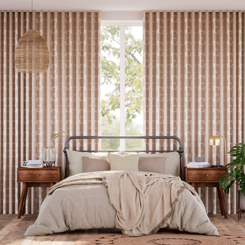 Colorized Lohko Blush  Curtains 5498