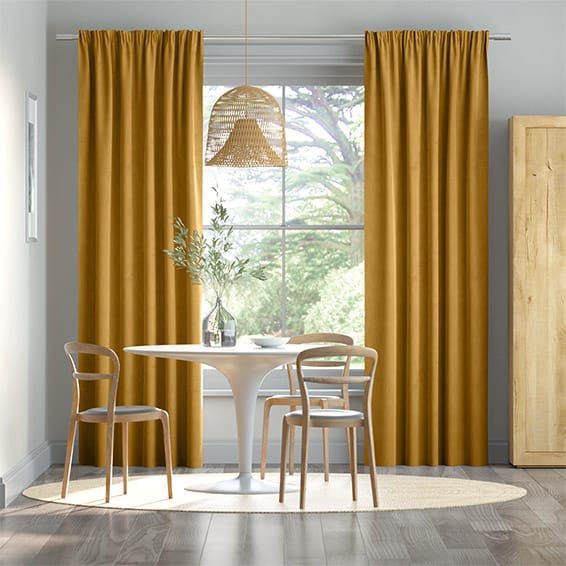 Colorized Velvet Antique Gold  Curtains 5511