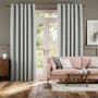 Colorized Harlow Woven Grey Curtains 5562
