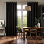 Colorized Canterbury Velvet Midnight Curtains